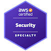 AWS Security Specialty certification badge